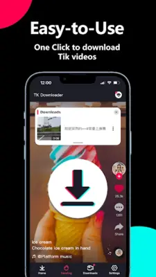 Video Downloader for TK android App screenshot 2