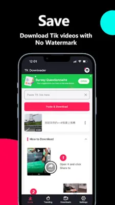 Video Downloader for TK android App screenshot 4